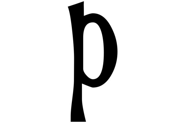 Simplistic Letter 'P'