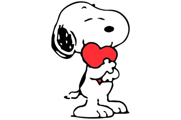 Snoopy's Heartfelt Affection