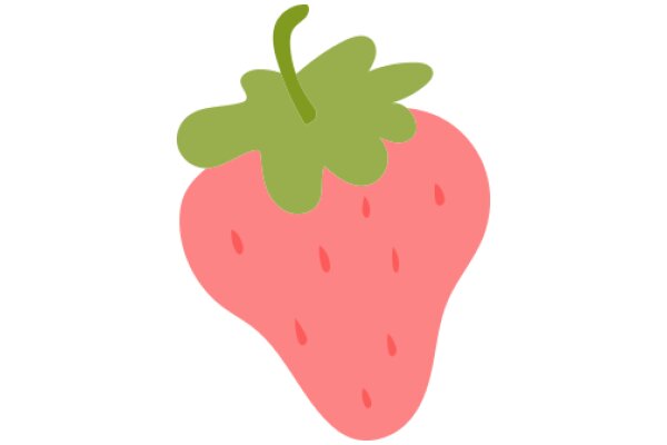 Vibrant and Fresh Strawberry Illustration