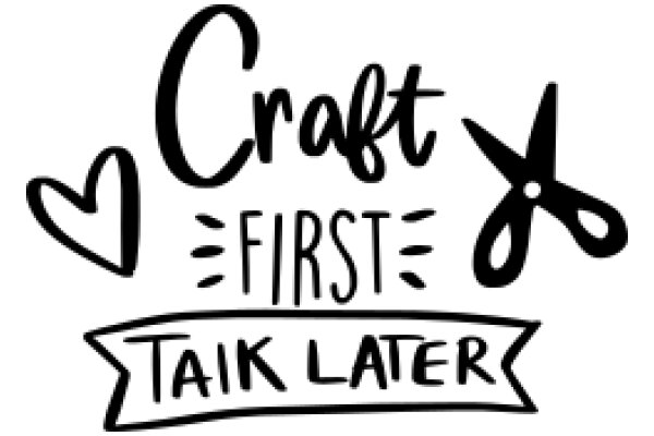 Craft First, Take Later: A Hand-Drawn Sign for a Creative Space