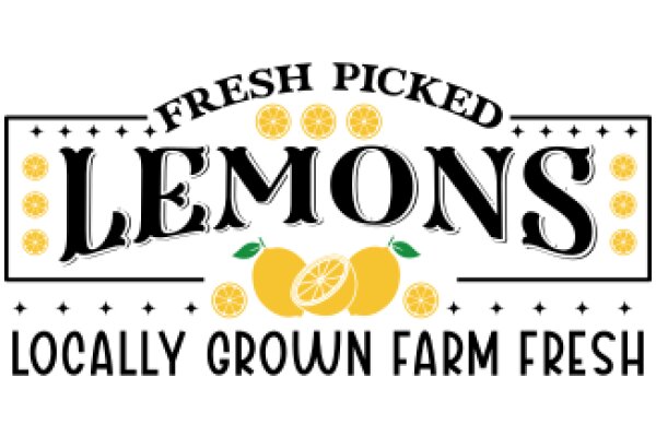 Fresh Picked Lemons: Locally Grown Farm Fresh