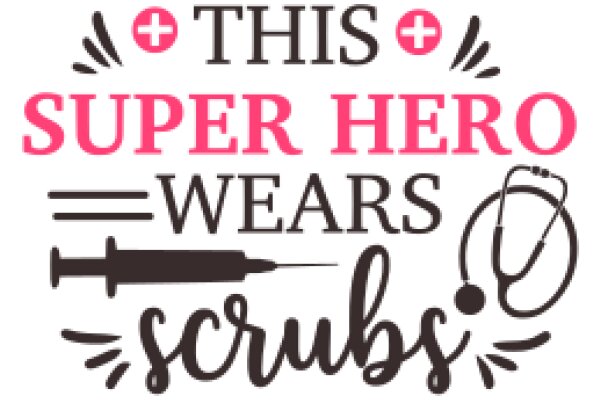 This Superhero Wears Scrubs: A Graphic Design for Medical Professionals