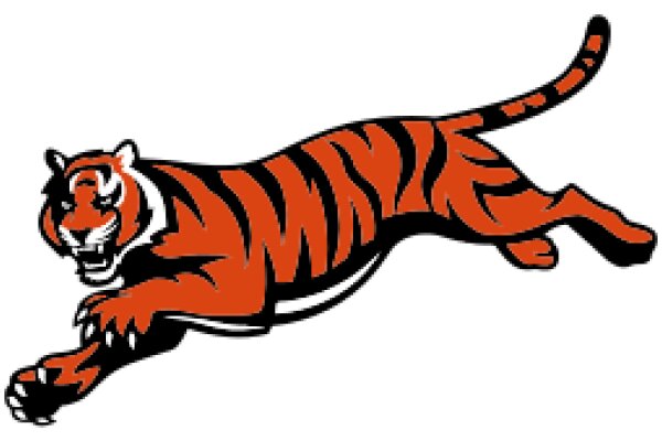 Vivid Orange Tiger Logo