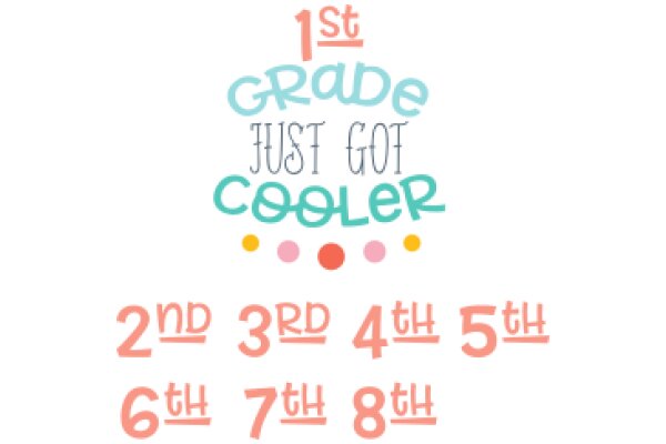 1st Grade Coolness: A Visual Guide to the First Six Months of School