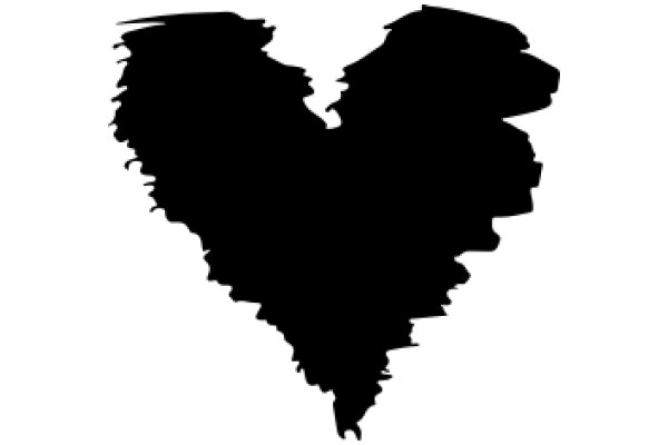 Silhouette of a Heart: A Symbol of Love and Connection