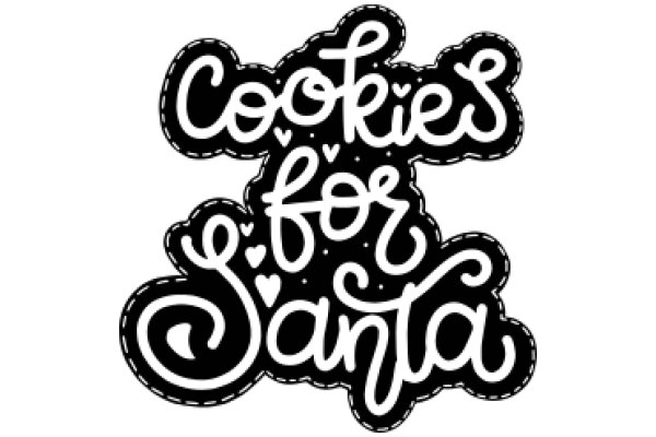 Cookies for Santa: A Festive Holiday Logo