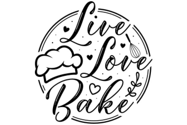 Live, Love, Bake: A Culinary Affirmation