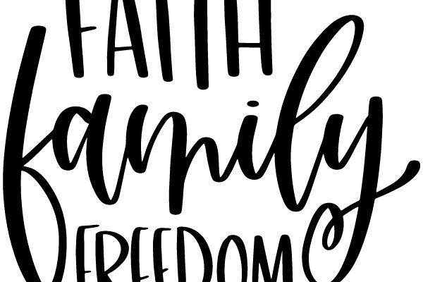 Faith Family Freedom: A Graphic Design