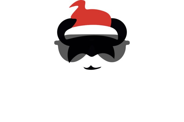 A Festive Holiday Logo: A Santa Hat with a Twist