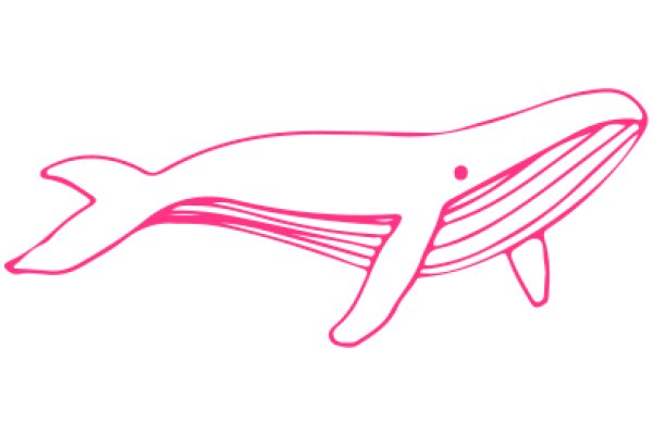 Pink Whale Illustration: A Simple and Playful Design