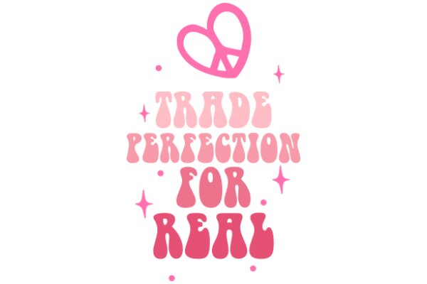 Trade Perfection for Real: A Pink Heart Symbolizes the Transition