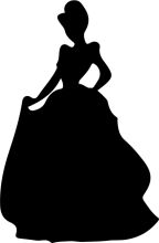 Silhouette of a Woman in a Dress