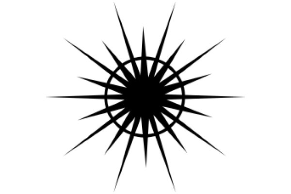 A Stylized Sunburst Design