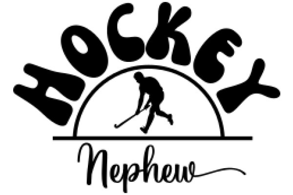 Hockey Logo with the Word 'Nephew' Below It