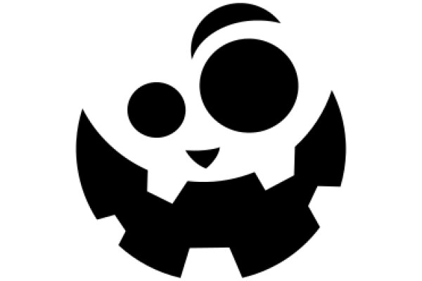 Stylized Icon of a Smiling Face with a Cute Expression