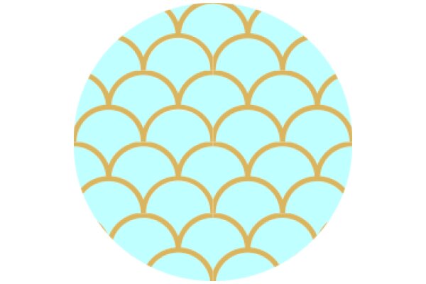 Stylish Blue and Gold Pattern