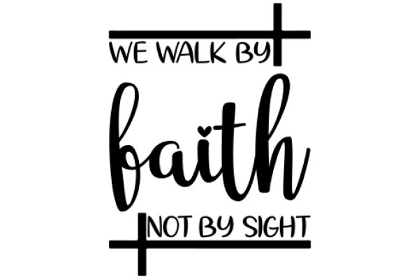 Inspirational Quote: Walk by Faith, Not by Sight