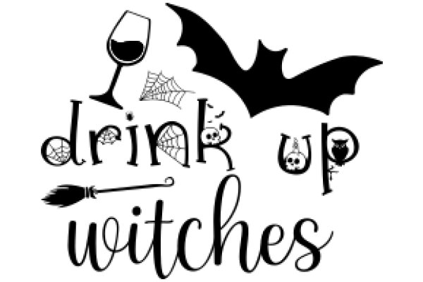 Drink Up, Witches: A Spooky Halloween-Themed Advertisement