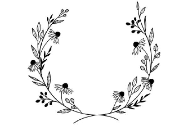 Elegant Floral Wreath