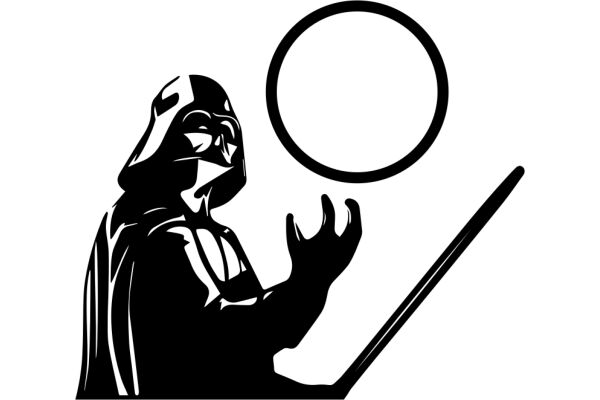 Darth Vader's Digital Domain: A Silhouette of Power and Technology