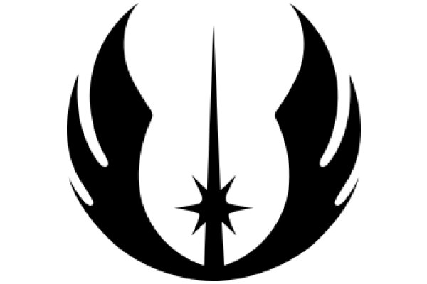 Stylized Star Wars Logo: A Minimalist Design