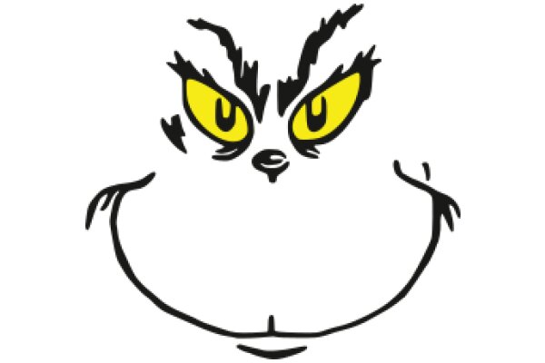 The Angry Owl: A Cartoon Character with a Yellow Eye and a Smile