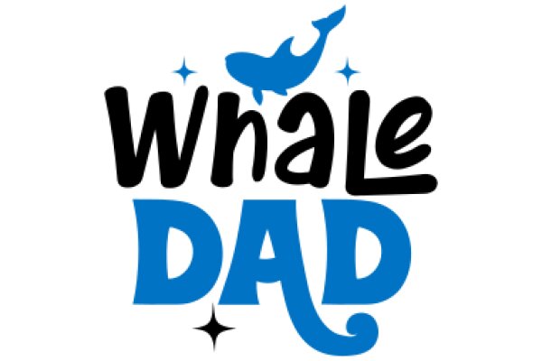 Whale Dad: A Playful Logo for a Whale-themed Business