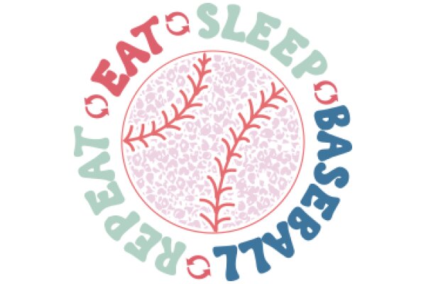 Eat, Sleep, Baseball: A Graphic Design of a Baseball Logo