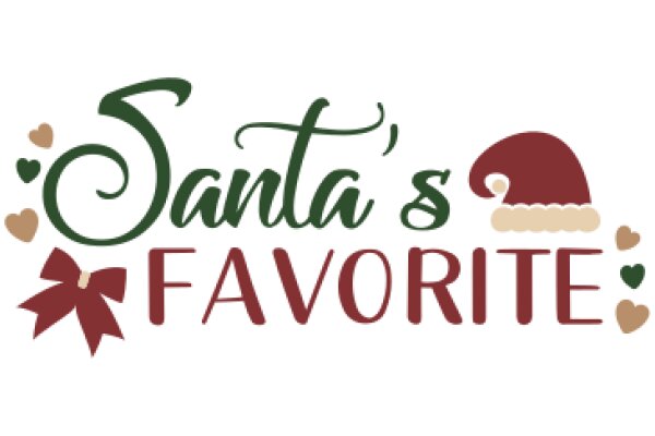 Santa's Favorite: A Festive Logo for the Holiday Season