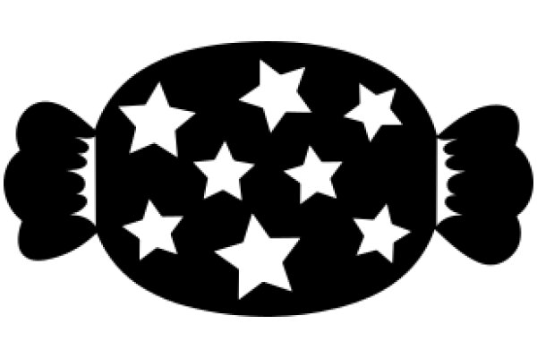 Stylized Starfish with White Stars