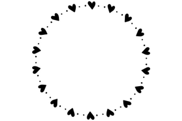 A Simple, Design of Hearts and Dots