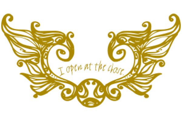 Golden Wings with a Message: A Symbol of Openness and Transparency