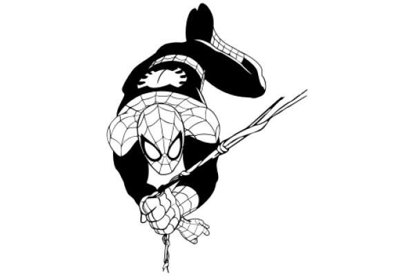 Spider-Man's Daring Leap: A Illustration