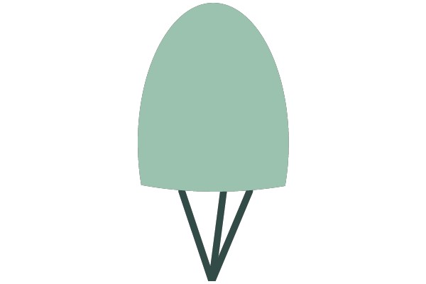 A Simple, Flat Design of an Umbrella