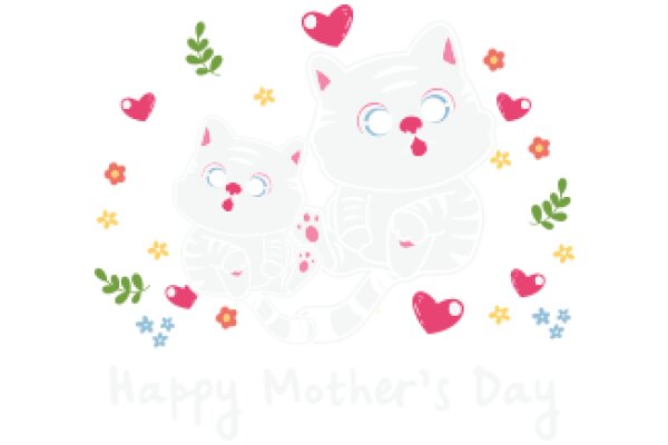 Celebrating Mother's Day with a Whimsical Cat-Themed Greeting Card