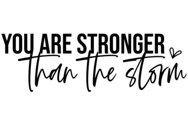 Empowerment Quote: You Are Stronger Than the Storm