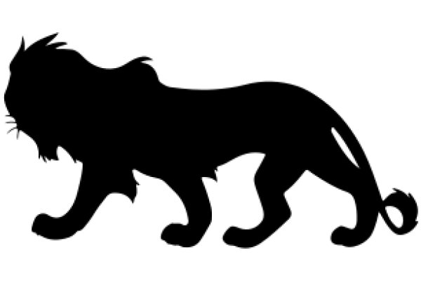 The Silhouette of a Lion: A Symbol of Strength and Courage