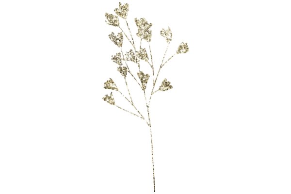 Elegant Gold Flower Silhouette