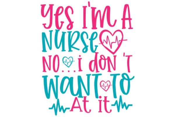 Yes, I'm a Nurse: No, I Don't Want to At It