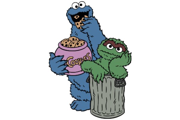 Cookie Monster and Cookie's Cousin: A Delightful Cookie Adventure