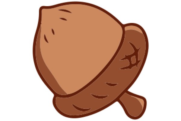 A Delightful Illustration of a Brown Pastry