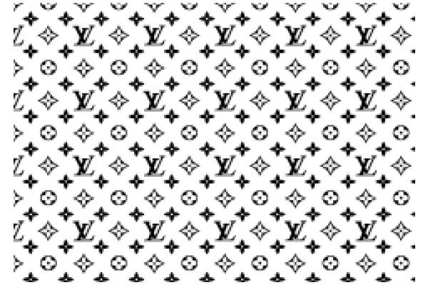 Elegant Pattern of Iconic Louis Vuitton Logos