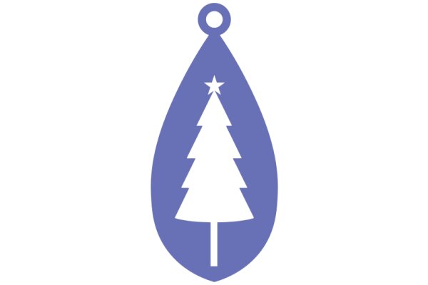 A Symbolic Christmas Tree Icon