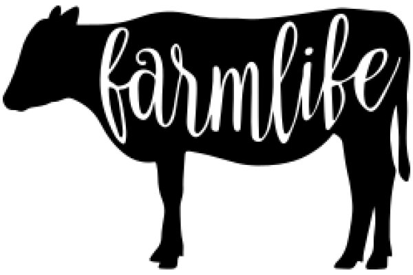 Farm Life: ACow with the Word 'Farm Life' Written Across It