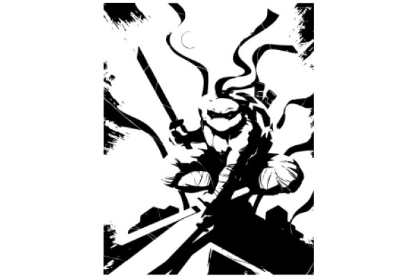 The Silhouette of a Hero: A Comic Book Artwork