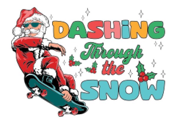 Santa's Surfing Adventure: Dashing Through the Snow