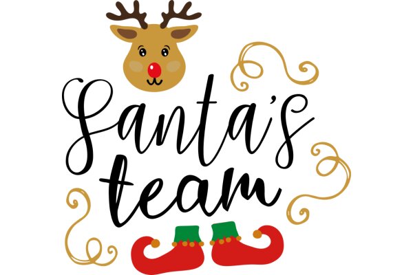 Santa's Team: A Festive Holiday Greeting