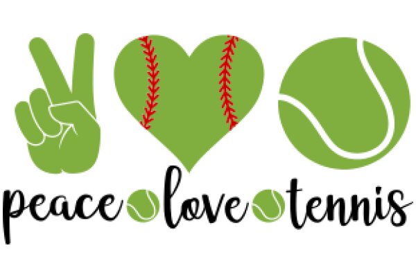 Peace, Love, and Tennis: A Symbolic Emblem of Sports and Harmony