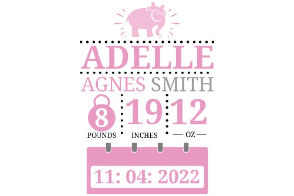 Adele Agnes Smith's 2022 Calendar: A Year of Celebrations and Milestones