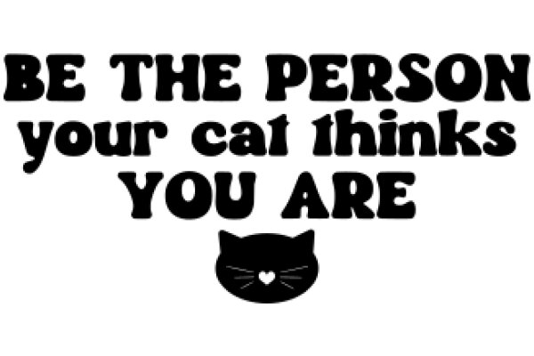 Empowerment Quote: Be the Person Your Cat Thinks You Are